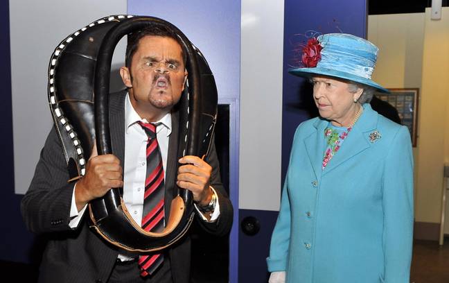 The Queen didn't look to impressed by Mattinson's skills. Credit: PA Images / Alamy Stock Photo