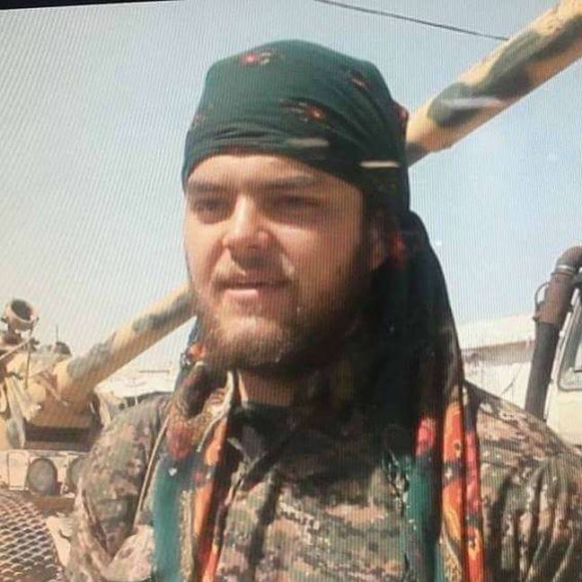 He previously fought against ISIS in Syria. Credit: Twitter