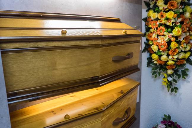 The best type of coffin is arguably a free coffin. Credit: Paul Quayle/Alamy Stock Photo