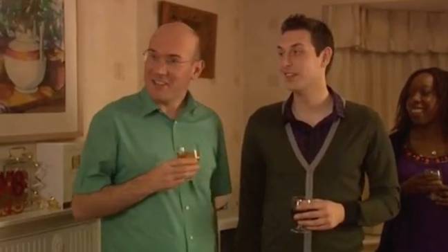 Neil's dad performed a toast in the deleted scene. Credit: Channel 4