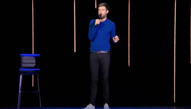 Speaking on stage on Wednesday night in Southend-on-Sea, Essex, the 34-year-old revealed that Roxy, 31, 'had something called a diabetic hypo and she fainted'. Credit: YouTube/Jack Whitehall