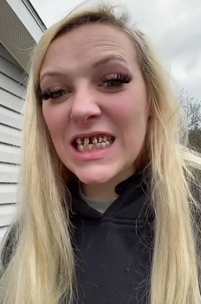 The internet was just as shocked with Chelsie's transformation as she was herself. Credit: chelsiebaby24/TikTok