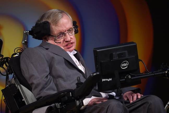 Hawking did 'em dirty. Credit: PA Images / Alamy Stock Photo