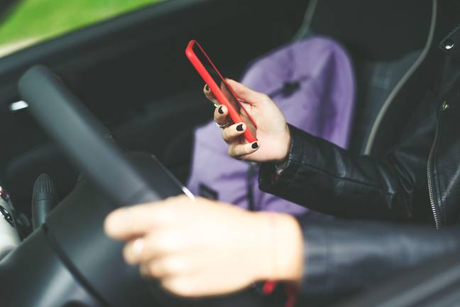 Don't use your phone while driving. Credit: Alamy 
