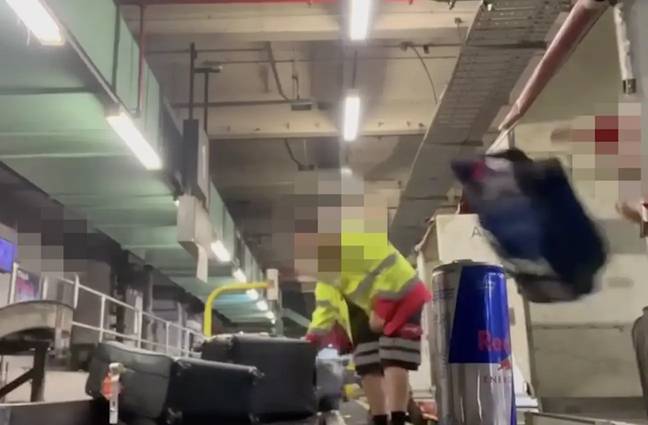 The CEO of Swissport has responded to the 'disgusting' footage. Credit: @rexross79/TikTok