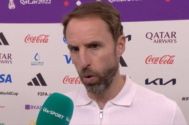 Southgate confirmed the reasoning behind Sterling's absence. Credit: ITV