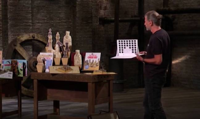 David even had other ideas beyond the chess set. Credit: BBC