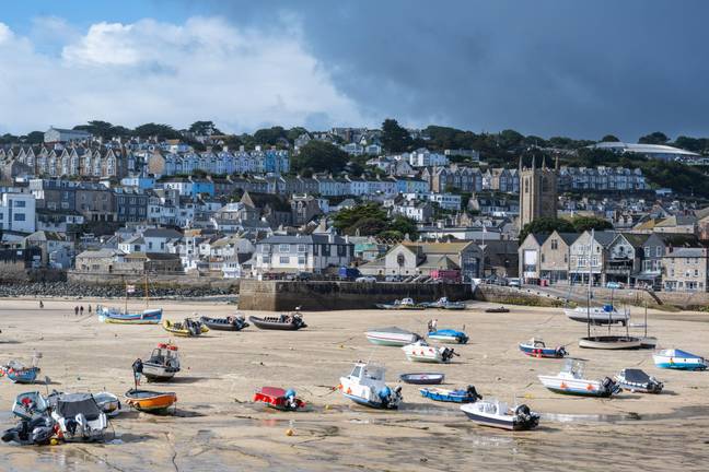 St. Ives, Cornwall, topped the list. Credit: Celia McMahon / Alamy Stock Photo