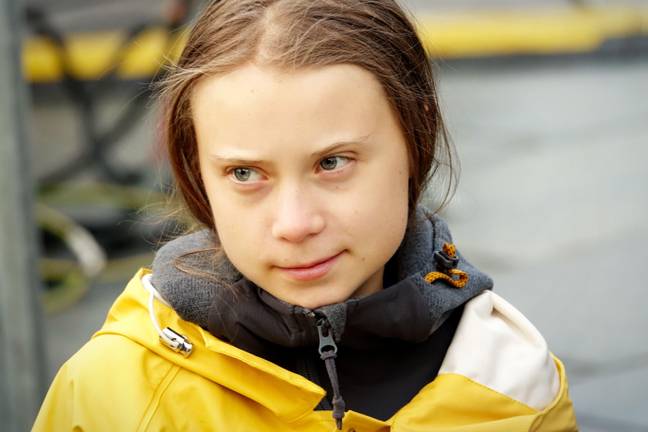 Some social media users didn't quite clock the phone number is not actually Thunberg's. Credit: Michele D'Ottavio / Alamy Stock Photo