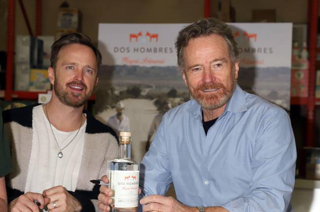Bryan Cranston and Aaron Paul have gone into business together. Credit: Alamy