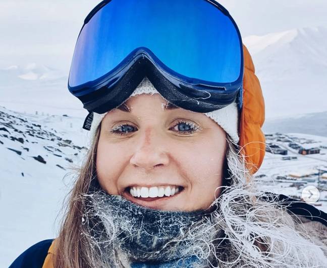 Cecilia has never felt safer than in Svalbard. Credit: Instagram/@sejsejlija
