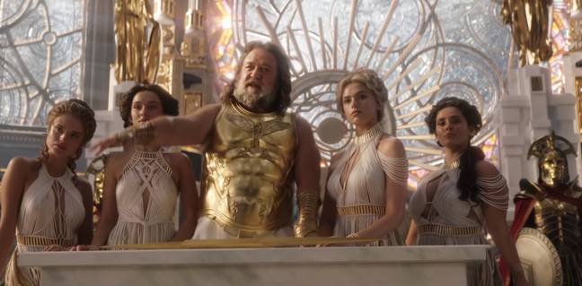 Russell Crowe wanted to go with a Greek accent. Credit: Marvel Studios