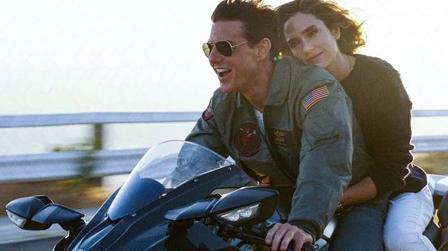 Cruise and Jennifer Connelly in Top Gun: Maverick. Credit: Paramount Pictures