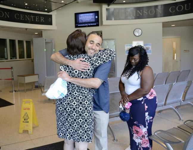 Richard's release was secured by the non-profit. Credit: Facebook / Midwest Innocence Project