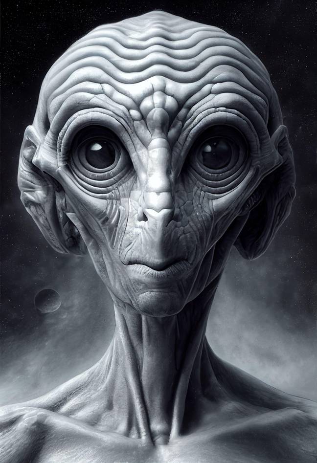 Grey aliens have similarities to humans. Credit: Berit Kessler / Alamy Stock Photo 