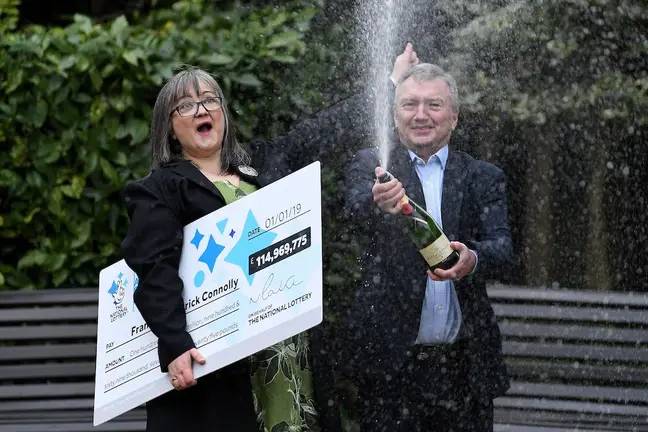 Frances Connolly won a whopping £115m on the EuroMillions in 2019. Credit: Alamy