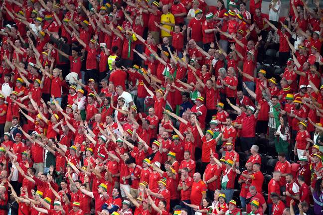 Thousands of Wales fans have travelled to Qatar for their first World Cup in 64 years. Credit: PA Images