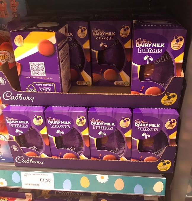 Shoppers are not happy that Easter Eggs and treats are back so soon. Credit: twitter/@skeltonsaws