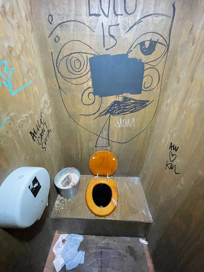 A bar in Peckham has swapped their flushing toilets for sawdust. Credit: Triangle News