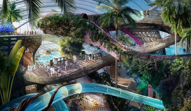 Here's the full complex. Credit: Therme Group