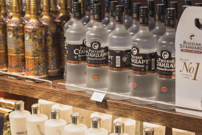 Russian Standard has already been removed from online sale. Credit: Alamy
