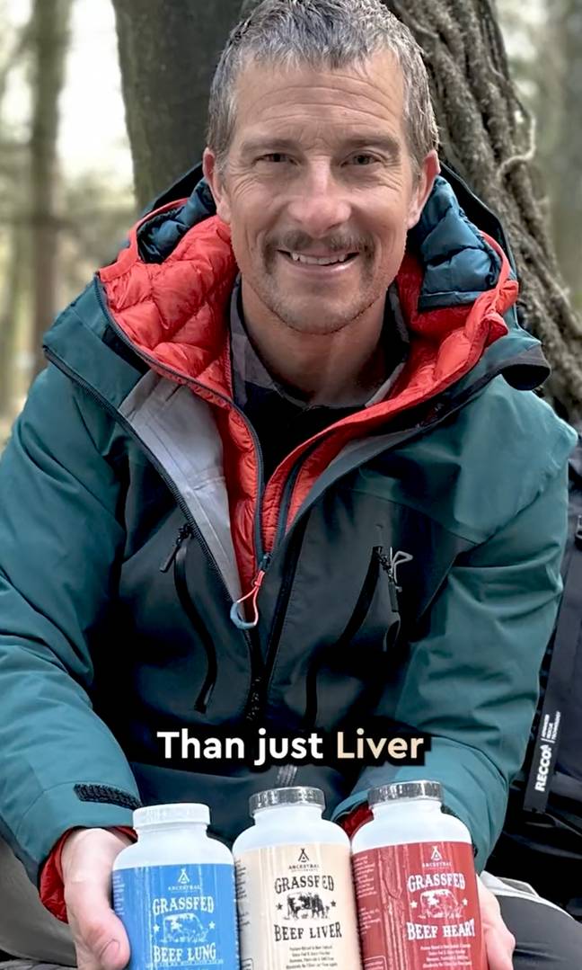 Grylls used to be a vegan, but not any longer. Credit: Twitter/Bear Grylls