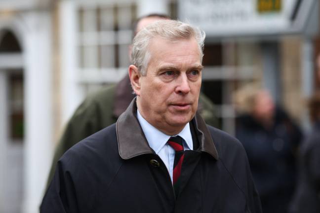 Prince Andrew walked behind his mother's coffin in Scotland. Credit: Ian Hinchliffe / Alamy Stock Photo