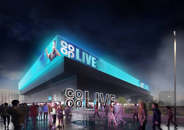 Music fans have been given a first look inside Britain’s largest arena which is opening in December next year. Credit: Co-op Live.