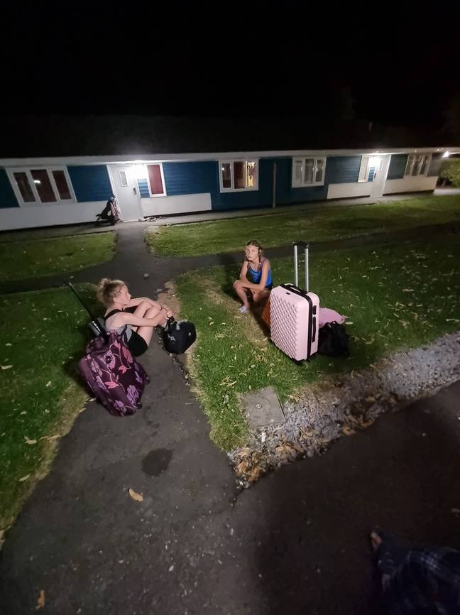 The Baldocks claim they were left waiting outside for hours while a new chalet was organised for them. Credit: Cornwall Live/BPM MEDIA