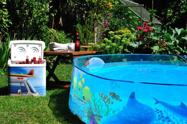 Anglian Water said a standard paddling pool can use up to 400 litres of water. Credit: Alamy