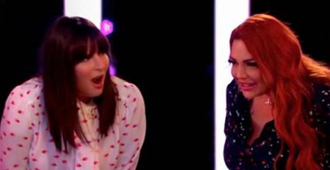 Contestant Rara and Anna Richardson could not believe their eyes. Credit: Channel 4