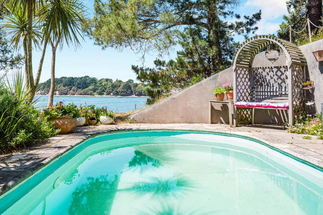 Naturally, it has a pool. Credit: BNPS