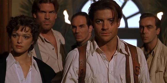 Brendan Fraser in The Mummy. Credit: Universal Pictures
