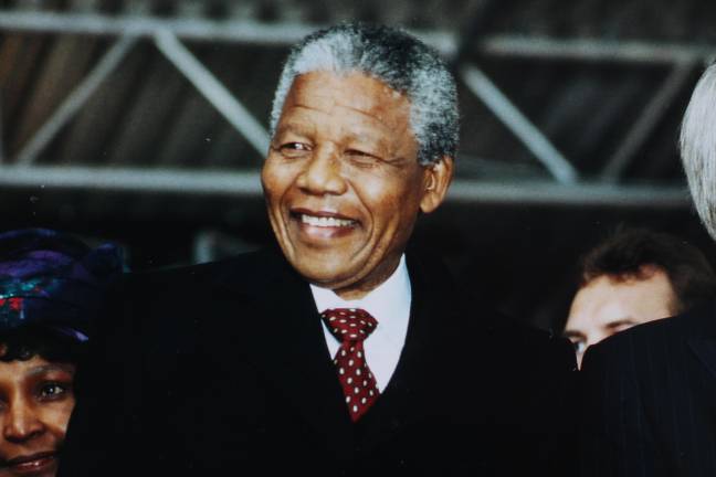 Nelson Mandela. Credit:  Wolfgang Moucha / Alamy 