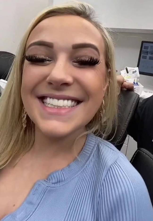 Chelsie filmed a series of following TikToks answering everyone's questions about the procedure. Credit: chelsiebaby24/TikTok