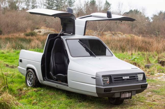 Ty mixed the DeLorean model with Reliant Robins to create hybrids. Credit: SWNS