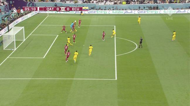 This was given as an offside decision. Credit: NPO Live