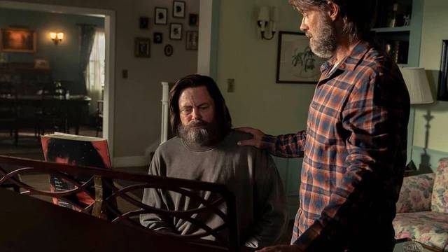 Nick Offerman and Murray Bartlett as Bill and Frank. Credit: HBO/Sky