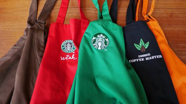 There are a number of other special aprons. Credit: Starbucks