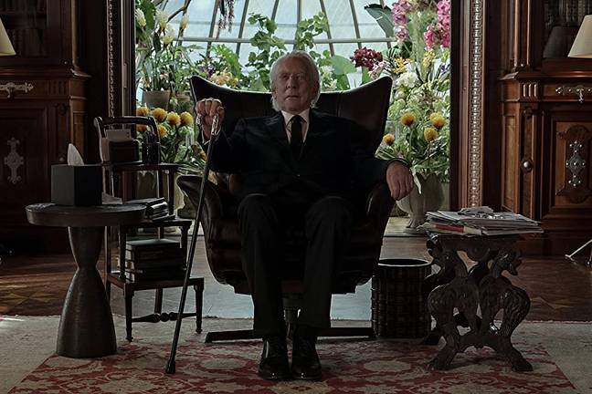 Donald Sutherland plays the mysterious Mr Harrigan. Credit: Netflix 