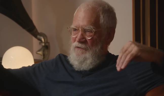 David Letterman was grateful to the singer for opening up about the condition. Credit: Netflix