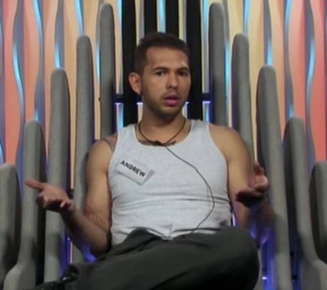 Andrew Tate was a contestant on Big Brother back in 2016. Credit: Channel 5