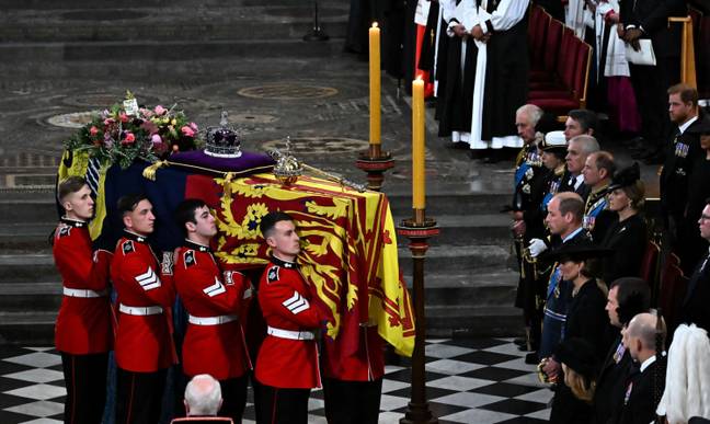 Buckingham Palace has banned five pieces of footage from the Queen's funeral from ever being shown again. Credit: REUTERS/Alamy Stock Photo