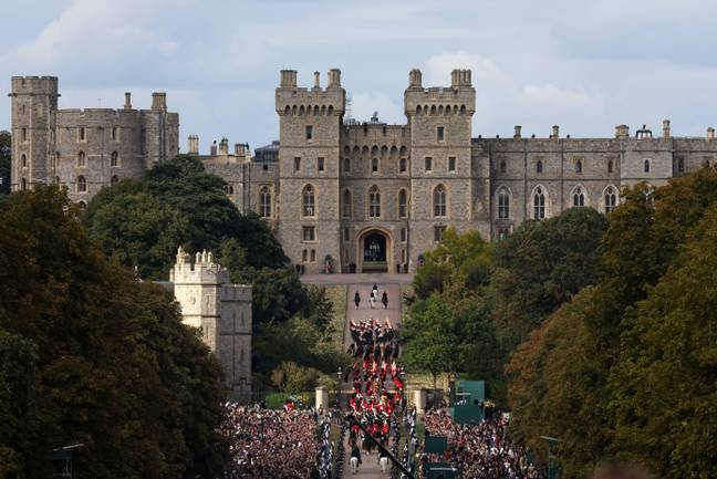 The Queen was laid to rest in St George's Chapel, Windsor. Credit: Alamy / PA Images 