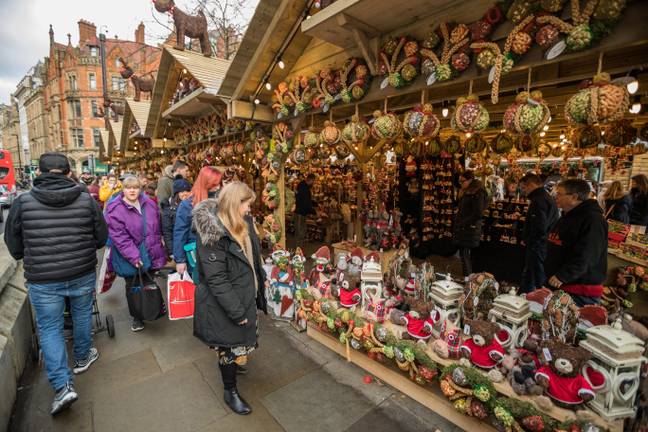 It may look like festive fun, but many at the Christmas markets are struggling to make money. Credit: Capture That - Street / Alamy Stock Photo
