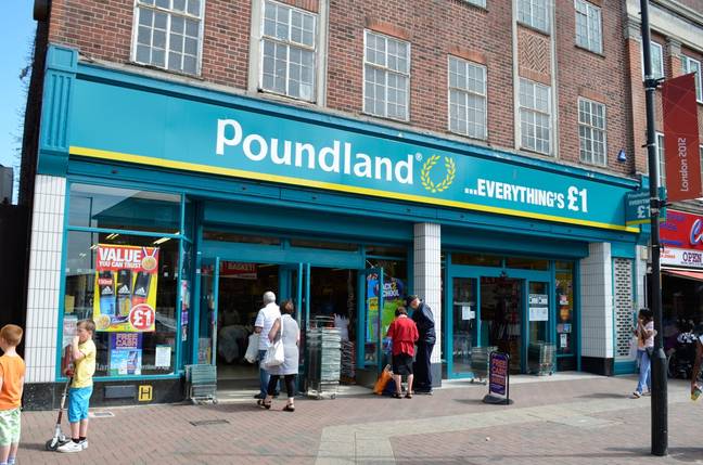 Poundland. Credit: Alamy