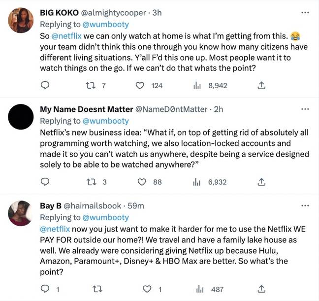 Netflix is facing backlash over the decision. Credit: Twitter