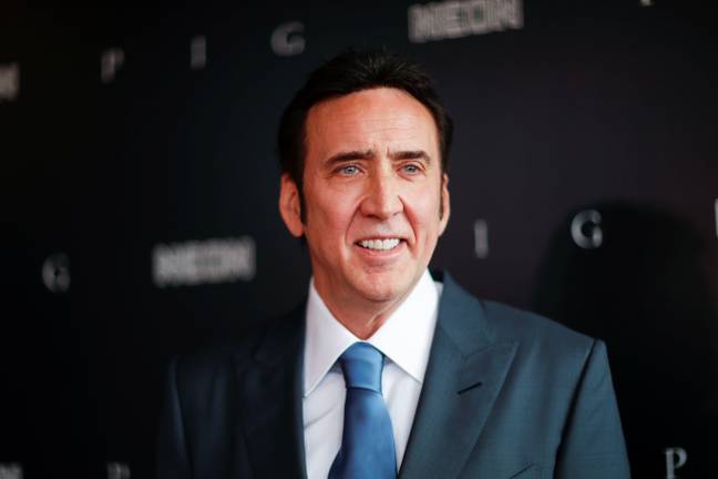 Cage won an Oscar for Leaving Las Vegas. Credit: REUTERS/Alamy Stock Photo