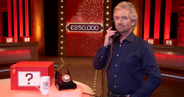 Noel Edmonds in his element on Deal or No Deal. Credit: Channel 4