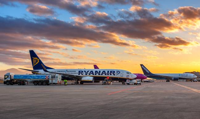 Ryanair flight (Credit: Alamy)